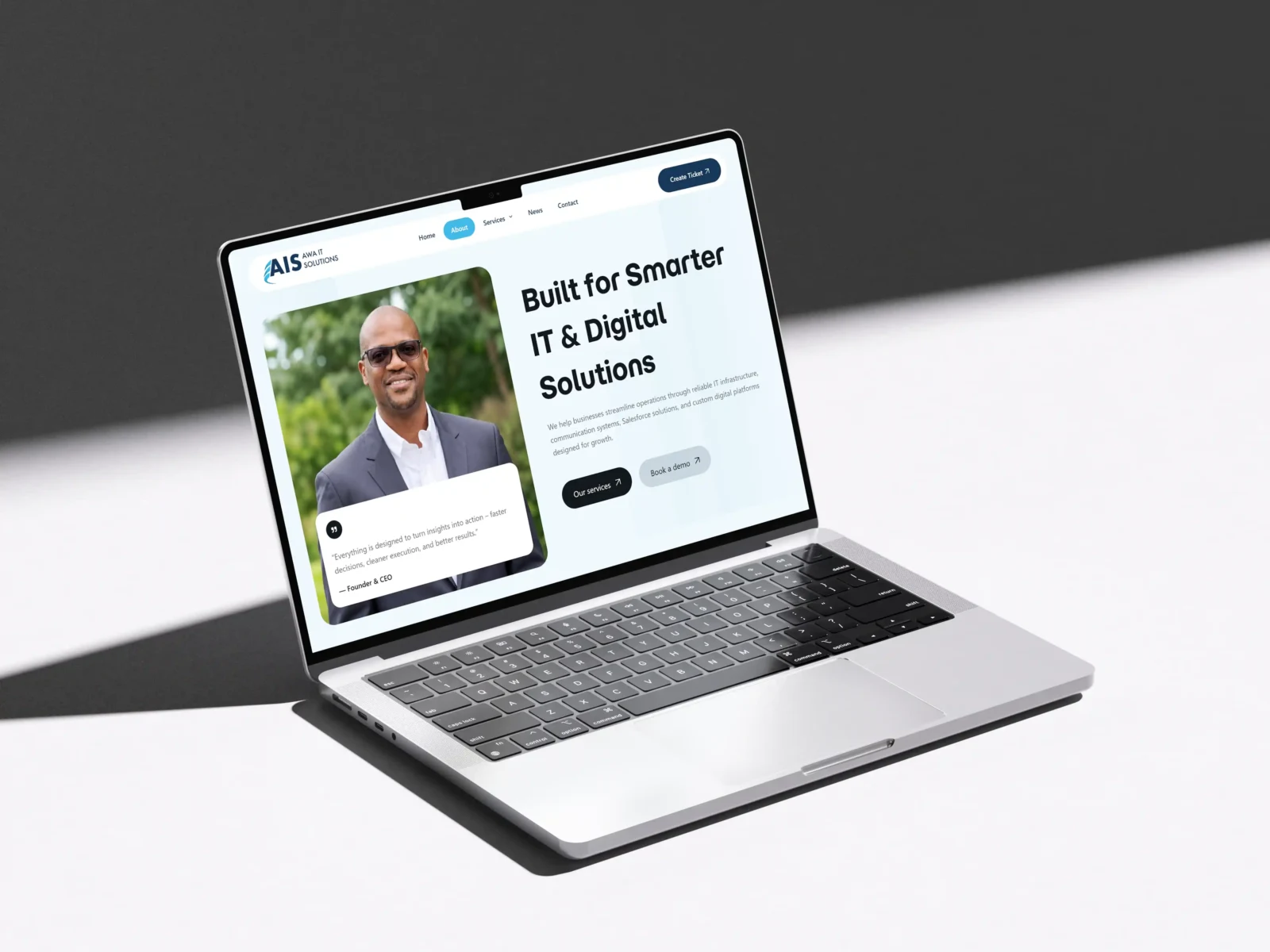 Projet AWA IT SOLUTIONS — image web 2